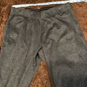 Nike Gray Joggers with pockets men’s women’s unisex ankles zip